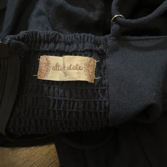 Navy Maxi Dress Alterd State - Picture 4 of 5